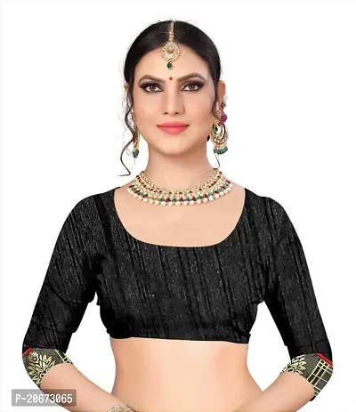 Stylish Fancy Designer Brasso Saree With Blouse Piece For Women-thumb2