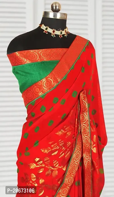 Stylish Fancy Designer Satin Saree With Blouse Piece For Women-thumb2