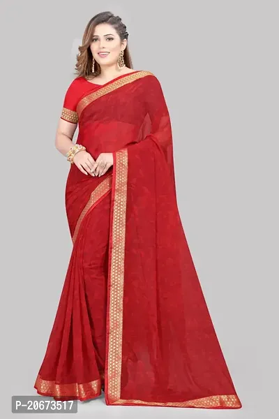 Stylish Fancy Designer Cotton Silk Saree With Blouse Piece For Women-thumb0