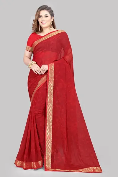 New In Cotton Silk Saree with Blouse piece 