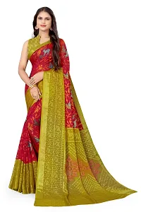 Stylish Fancy Designer Brasso Saree With Blouse Piece For Women-thumb4