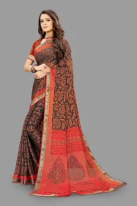 Stylish Fancy Designer Chiffon Saree With Blouse Piece For Women-thumb1