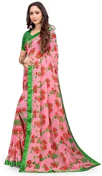 Stylish Fancy Designer Georgette Saree With Blouse Piece For Women-thumb2