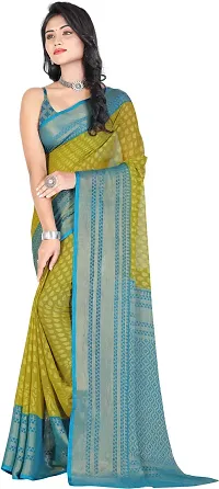 Stylish Women Chiffon Saree with Blouse piece