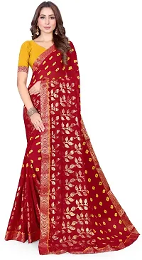 Stylish Fancy Designer Georgette Saree With Blouse Piece For Women-thumb3