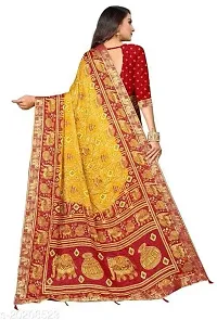 Stylish Fancy Designer Chiffon Saree With Blouse Piece For Women-thumb2