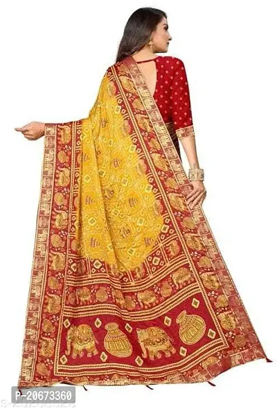 Stylish Fancy Designer Chiffon Saree With Blouse Piece For Women-thumb3