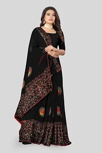 Stylish Fancy Designer Georgette Saree With Blouse Piece For Women-thumb4