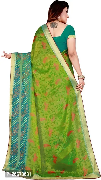 Stylish Fancy Designer Chiffon Saree With Blouse Piece For Women-thumb2