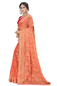 Stylish Fancy Designer Chiffon Saree With Blouse Piece For Women-thumb1