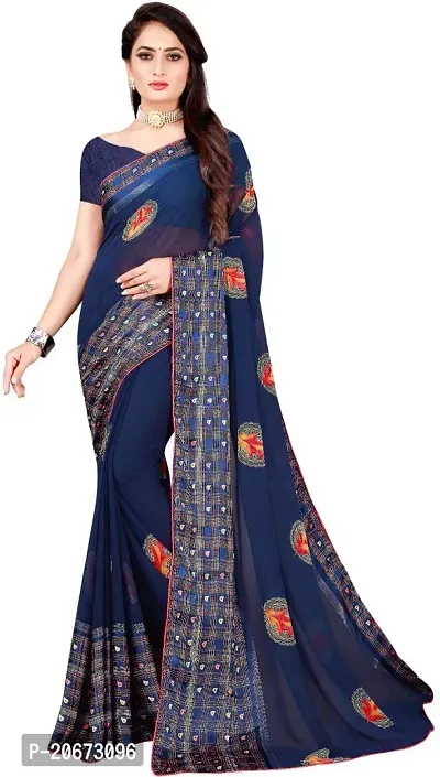 Stylish Fancy Designer Satin Saree With Blouse Piece For Women