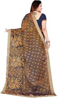 Stylish Fancy Designer Chiffon Saree With Blouse Piece For Women-thumb2