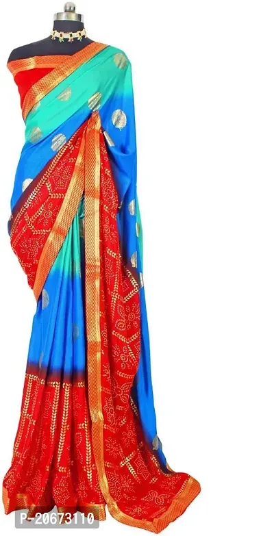 Stylish Fancy Designer Georgette Saree With Blouse Piece For Women