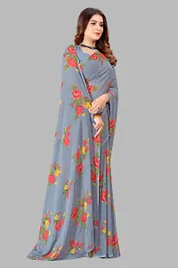 Stylish Fancy Designer Georgette Saree With Blouse Piece For Women-thumb3