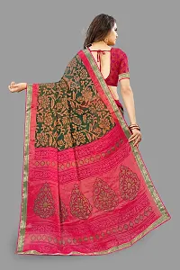 Stylish Fancy Designer Chiffon Saree With Blouse Piece For Women-thumb3