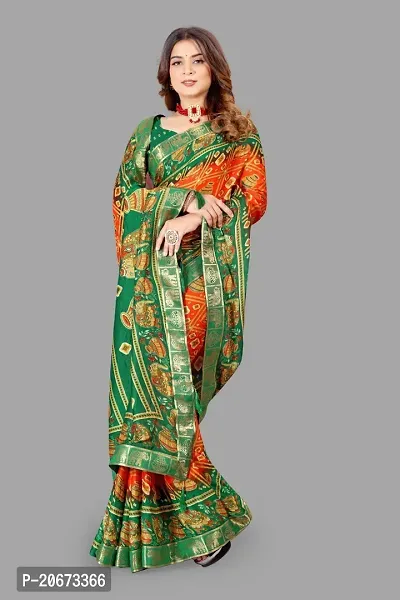 Stylish Fancy Designer Chiffon Saree With Blouse Piece For Women-thumb4