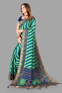 Stylish Fancy Designer Chiffon Saree With Blouse Piece For Women-thumb3