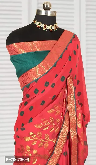 Stylish Fancy Designer Satin Saree With Blouse Piece For Women-thumb2