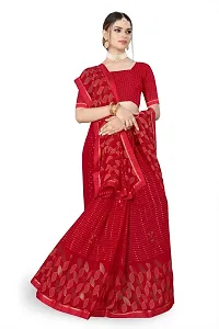 Stylish Fancy Designer Georgette Saree With Blouse Piece For Women-thumb2