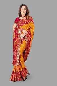 Stylish Fancy Designer Georgette Saree With Blouse Piece For Women-thumb3