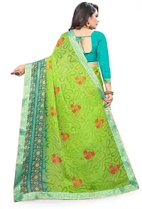 Stylish Fancy Designer Chiffon Saree With Blouse Piece For Women-thumb2