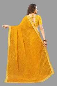 Stylish Fancy Designer Chiffon Saree With Blouse Piece For Women-thumb3