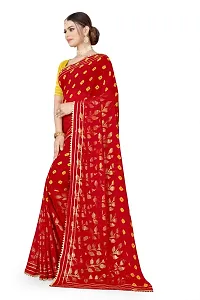 Stylish Fancy Designer Georgette Saree With Blouse Piece For Women-thumb1