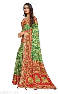 Stylish Fancy Designer Chiffon Saree With Blouse Piece For Women-thumb3