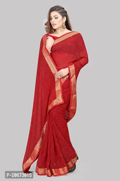 Stylish Fancy Designer Cotton Silk Saree With Blouse Piece For Women-thumb5