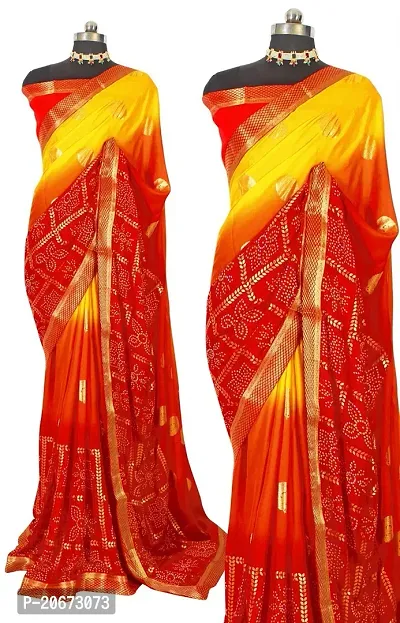 Stylish Fancy Designer Georgette Saree With Blouse Piece For Women-thumb2