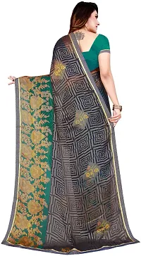 Stylish Fancy Designer Chiffon Saree With Blouse Piece For Women-thumb2