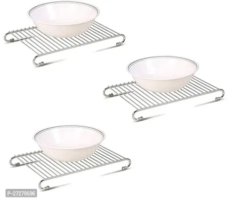 Classic Stainless Steel Hot Plate Stand 3 Size Trivets For Keeping Hot Pot, Hot Plates Top Plate Stand Set Of 3