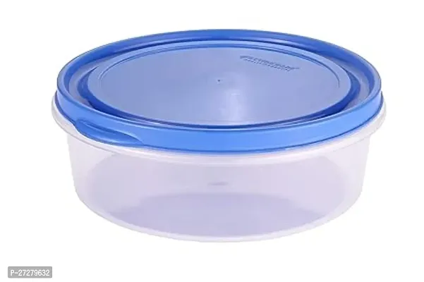 Classic Storage Box Plastic Classic Round Multipurpose Airtight Khakhra Storage Container Box With Lids Pack Of 1