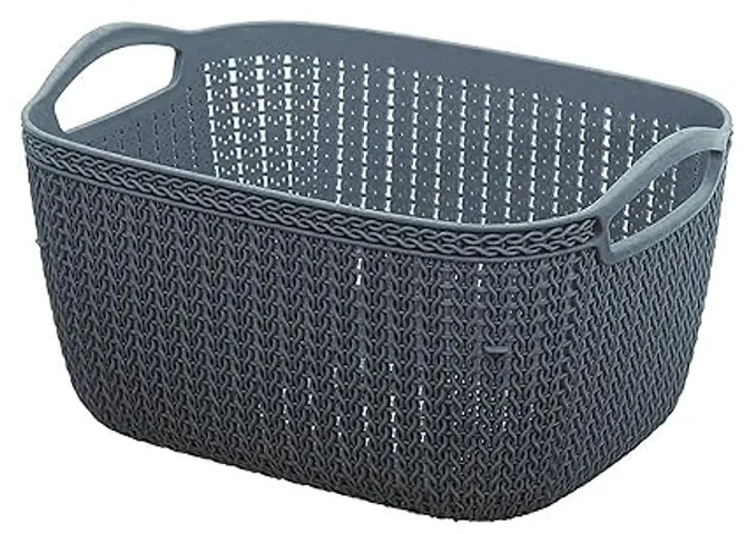 AEXONIZ TOYS Multipurpose Plastic Kitchen Basket,Fruits & Vegetable Basket for Kitchen(Multicolor,Pack Of 1)