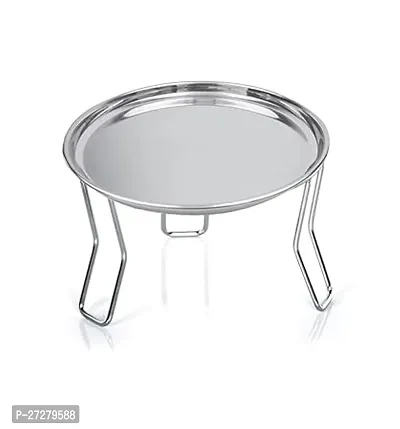 Classic Matka Stand Stainless Steel Chrome Plated 3 Legs Dish Matka Stand-thumb0