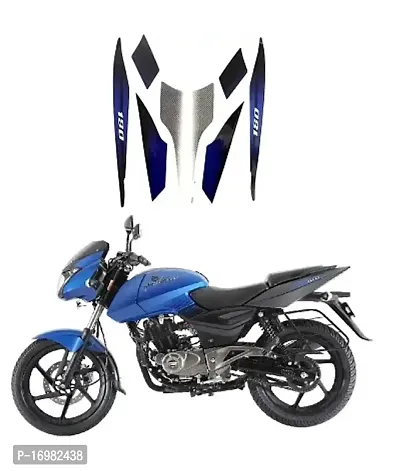 BR Bull Bike Fancy Stickers and Decal Kit Stickers Compatible for PLSR 180 ug4 Black Bike Blue