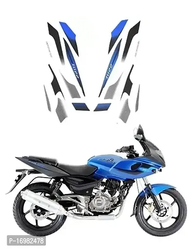 BR Bull Bike Fancy Stickers and Decal Kit Stickers Compatible for PLSR 220F UG4 BLU BLK