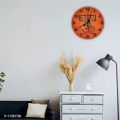 TAJ MARKETING Decor Wood Digital Print/Designer Wall Clock (Multicolor, 11x11 Inches )-thumb2