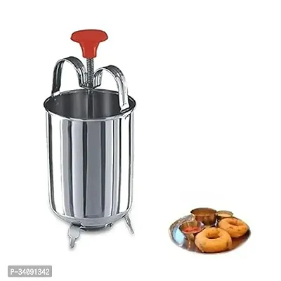 Stainless Steel Medu Vada Maker, Mendu Vada and Donut/Doughnut Maker Machine for Perfectly Shaped and Crispy Mendu vada (Random)-thumb0