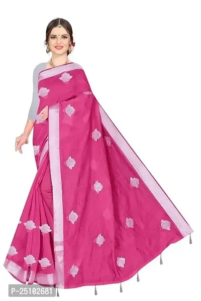 saree VIJAY SHANTI PRINTS FANCY COTTON (Purple)