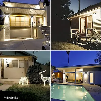 Solar Light 100 LED Motion Sensor Light 4 Side Bright Light with Dim Mode - Security Lamp for Home,Outdoors Pathways.-thumb2