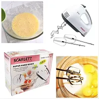 Retails 260 W Scarlett 7 Speed Hand Blender Mixer Cake/ice Cream/Maker Stainless Steel Hand Mixer-thumb4