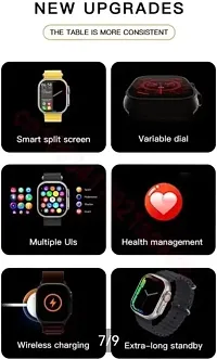 MTW 10 Ultra 2.09 Infinite Display, Series 8 Smart Watch with Bluetooth Calling, Smartwatch  (FREE SIZE)-thumb2