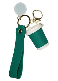 Silicone Starbucks Coffee Mug Keychain-thumb1