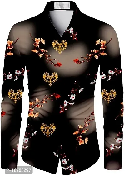 Stylish Polycotton Printed Unstitched Shirt Fabric For Men-thumb0