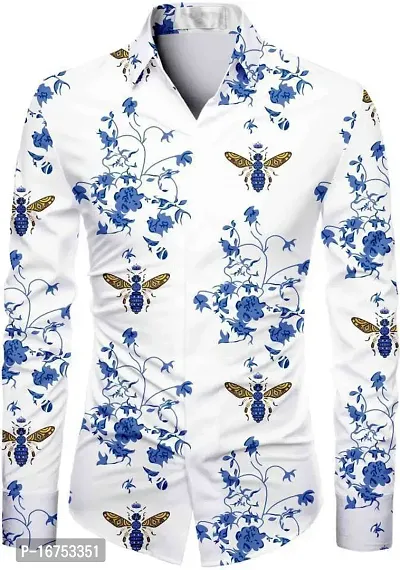 Stylish Polycotton Printed Unstitched Shirt Fabric For Men