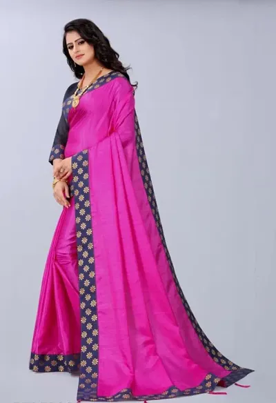 Stunning Dola Silk Self Pattern Saree with Separate Blouse Piece