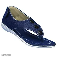 Women Stylish Synthetic Blue Sandals-thumb1