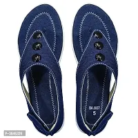 Women Stylish Synthetic Blue Sandals-thumb4
