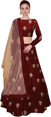 Bollywood Style Silk Embroidered Lehenga Choli